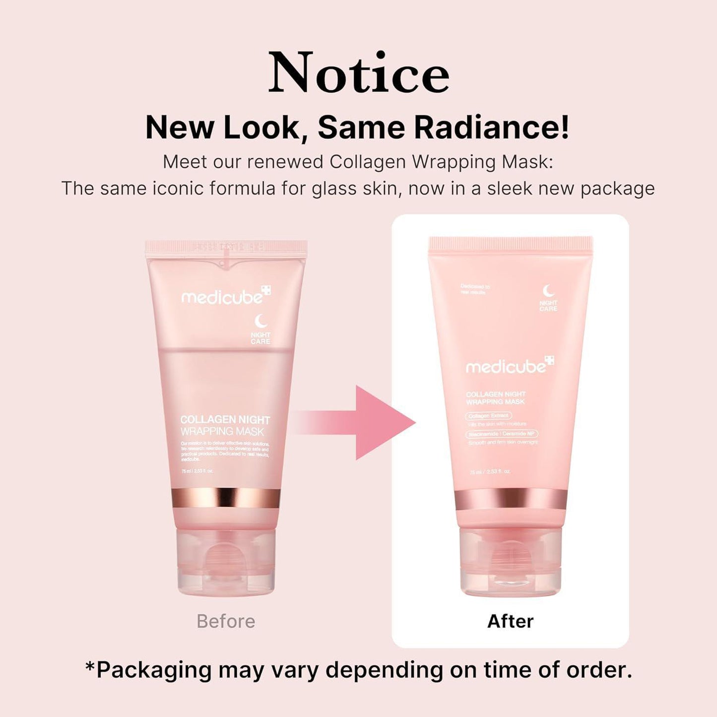 Medicube Collagen Night Wrapping Mask 美蒂秋芙夜间胶原蛋白撕拉面膜 75mL