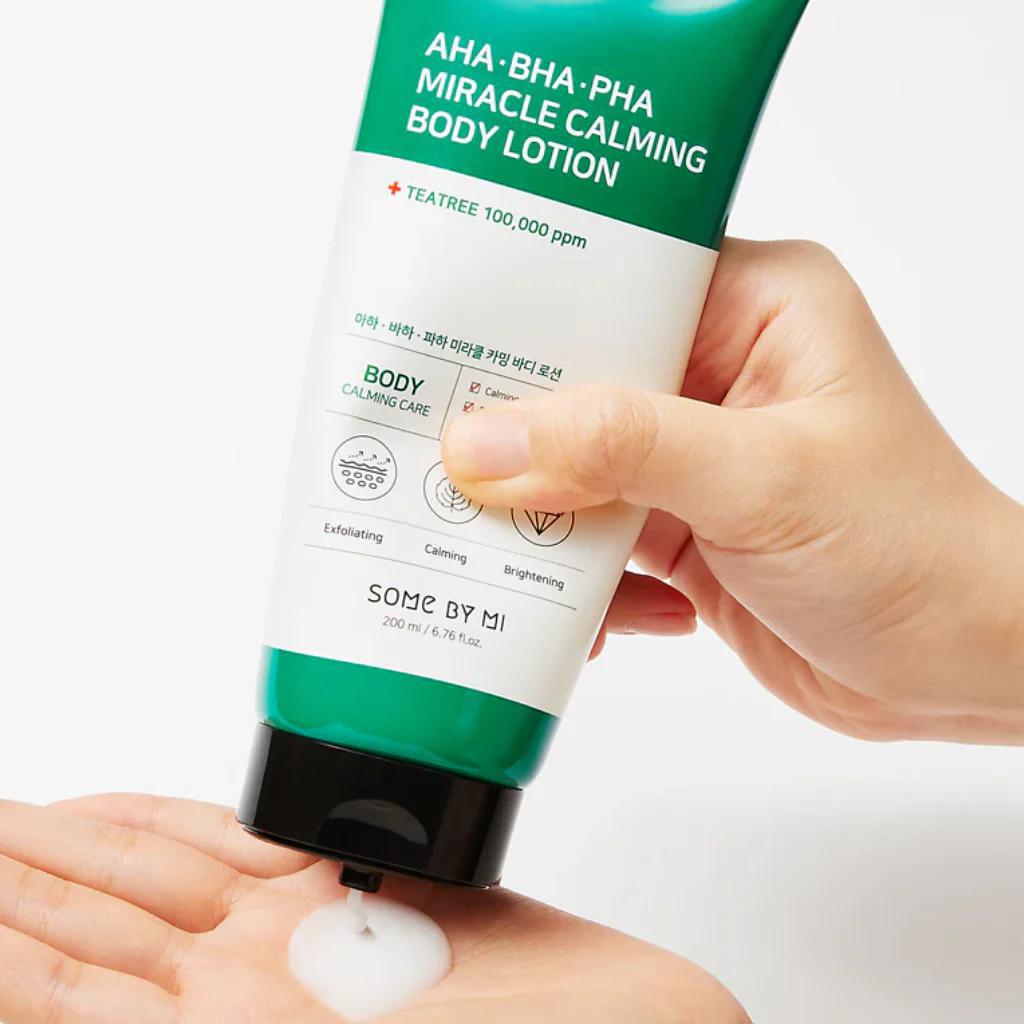 SOME BY MI AHA BHA PHA Miracle Calming Body Lotion 莎柏蜜AHA BHA PHA 奇迹舒缓身体乳 200mL
