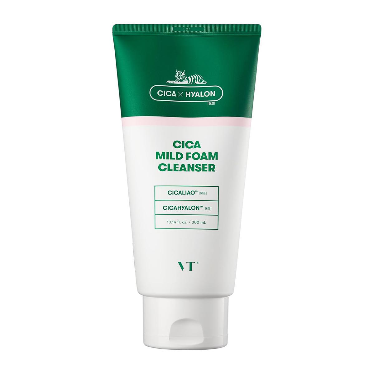 VT COSMETICS Cica Mild Foam Cleanser 薇缔积雪草温和泡沫洁面乳 300mL