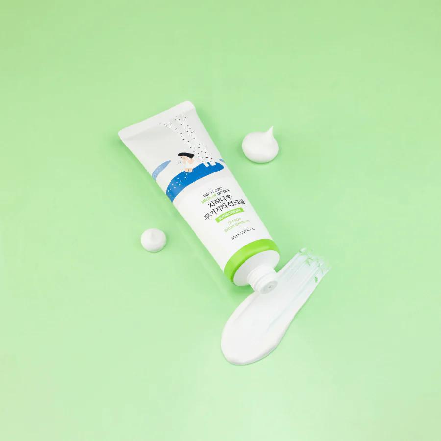 ROUND LAB Birch Juice Mild-Up UV Lock Sunscreen 柔恩莱桦树汁温和防晒霜 SPF 50+