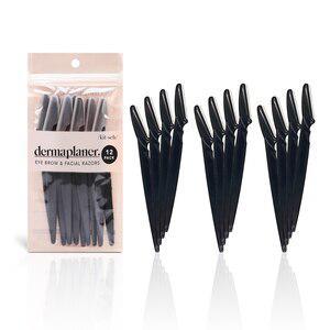 Kitsch Eco-Friendly Dermaplaner 12 pack 眉毛修剪器和面部剃须刀 12个
