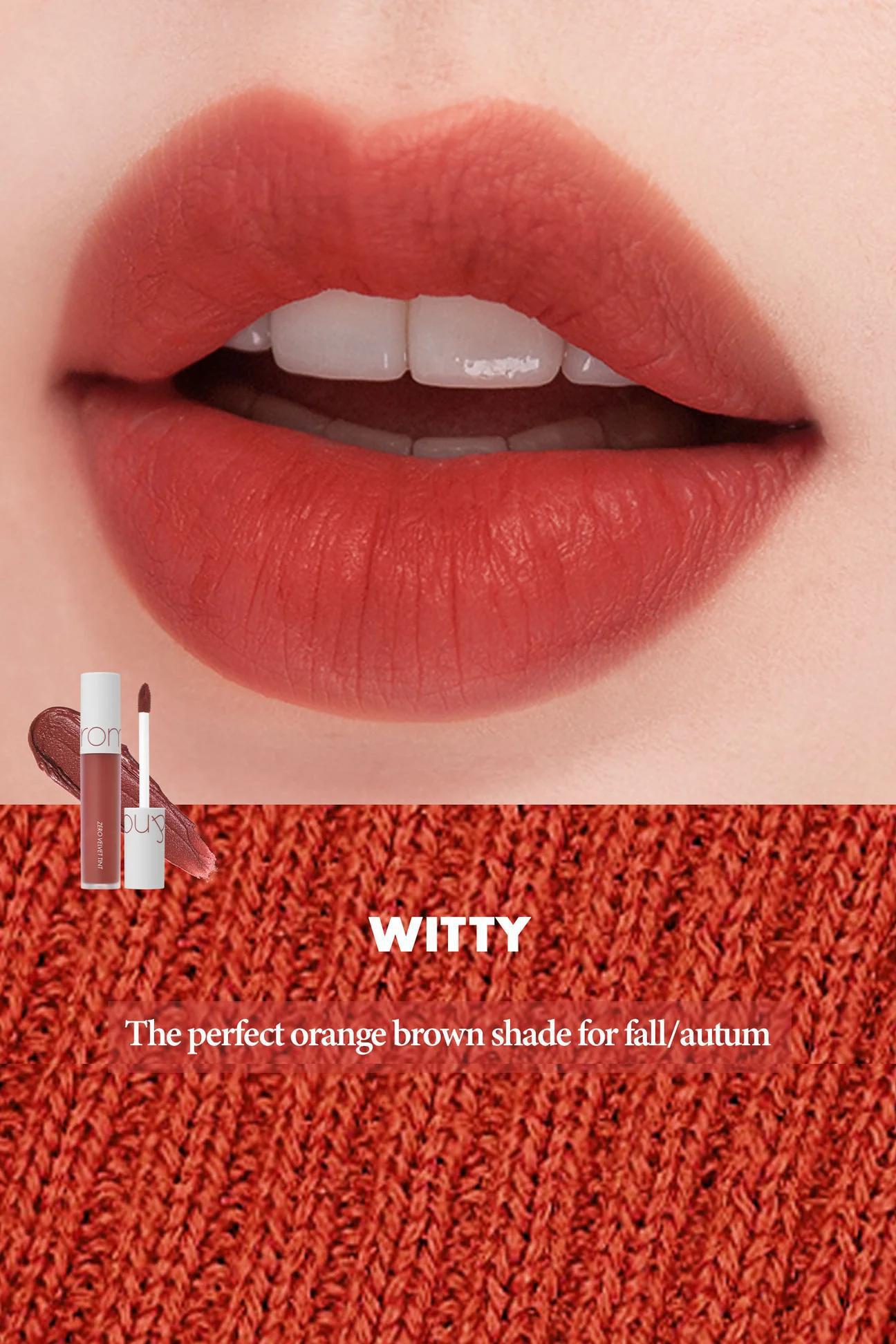 Rom&nd Zero Velvet Tint 柔魅得哑光雾面丝绒唇釉