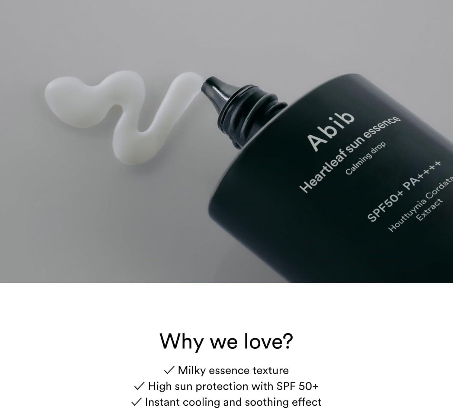 seeda breathe EP 新品未使用　12inc Abib Heartleaf Sun Essence Calming Drop 阿彼芙鱼腥草舒缓水润