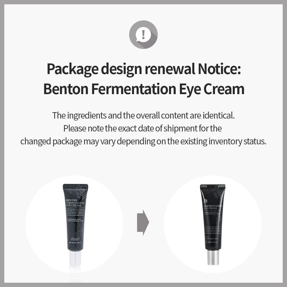 Benton Fermentation Eye Cream 韩国本顿紧致幻彩眼霜 30g