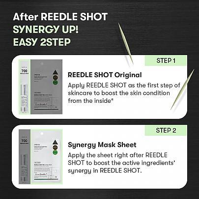 VT COSMETICS Reedle Shot 2 Step Mask 薇缔积雪草微针精华两部曲修护面膜 1pc