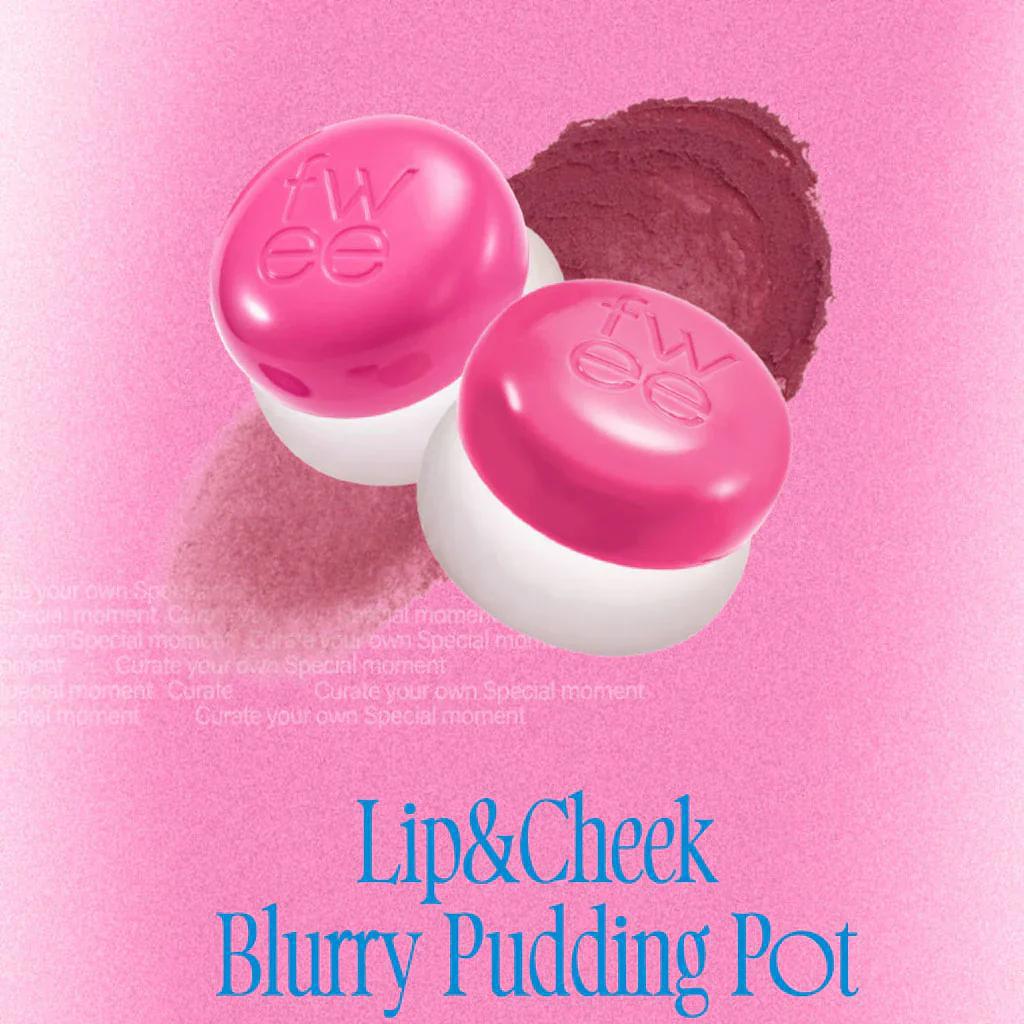 Fwee Lip & Cheek Blurry Pudding Pot 韩国Fwee布丁哑光唇颊两用膏 5g