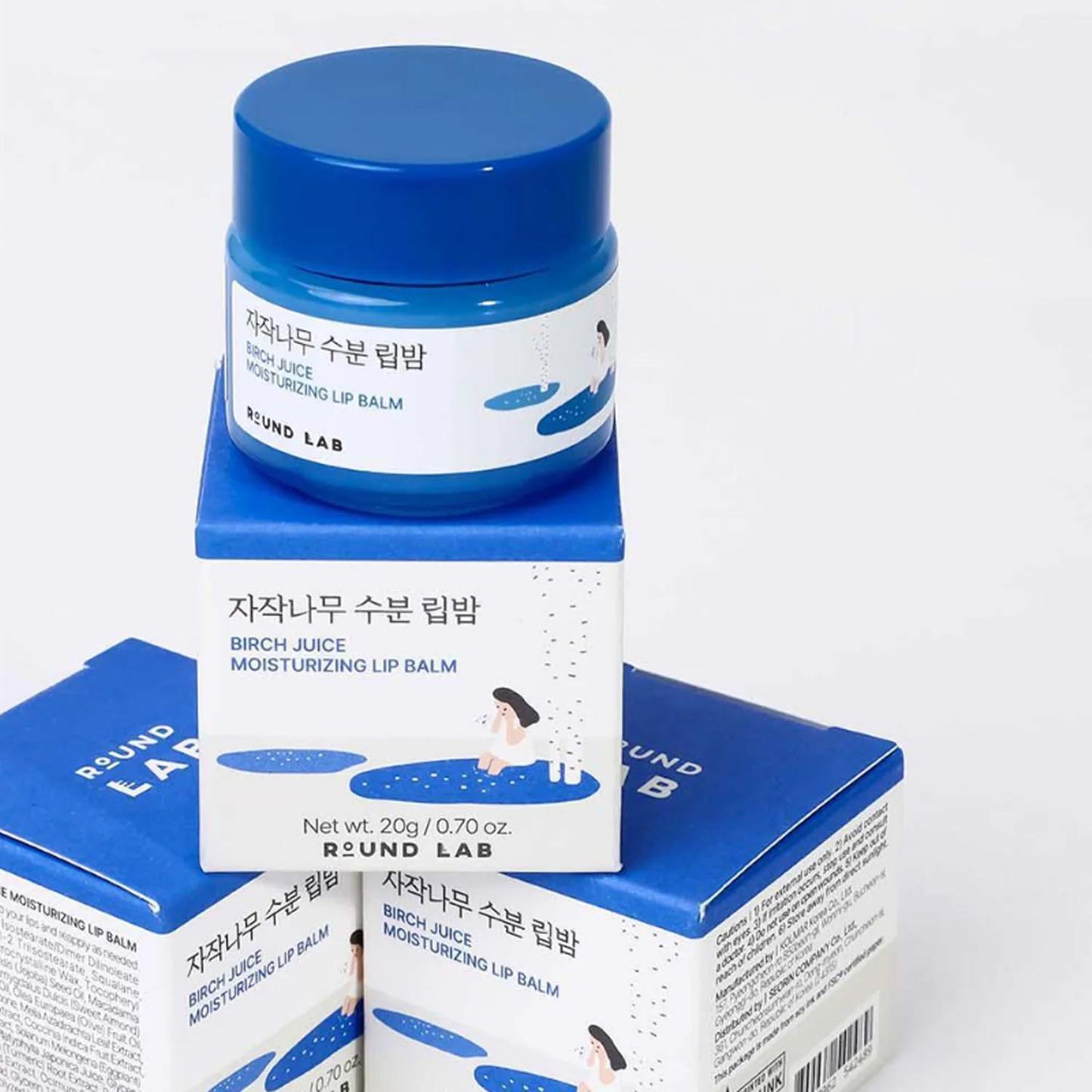 ROUND LAB Birch Juice Moisturizing Lip Balm 柔恩莱桦树汁保湿润唇膏 20g