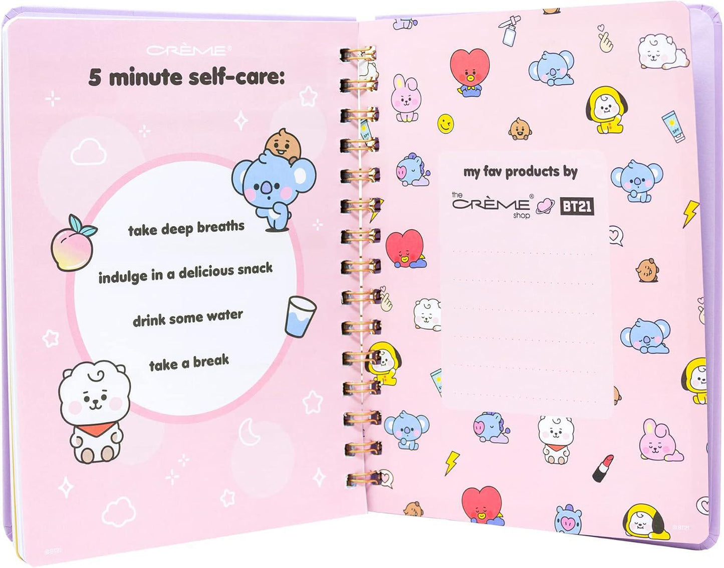 The Creme Shop BT21 Baby Skincare Diary 宇宙明星护肤日记本