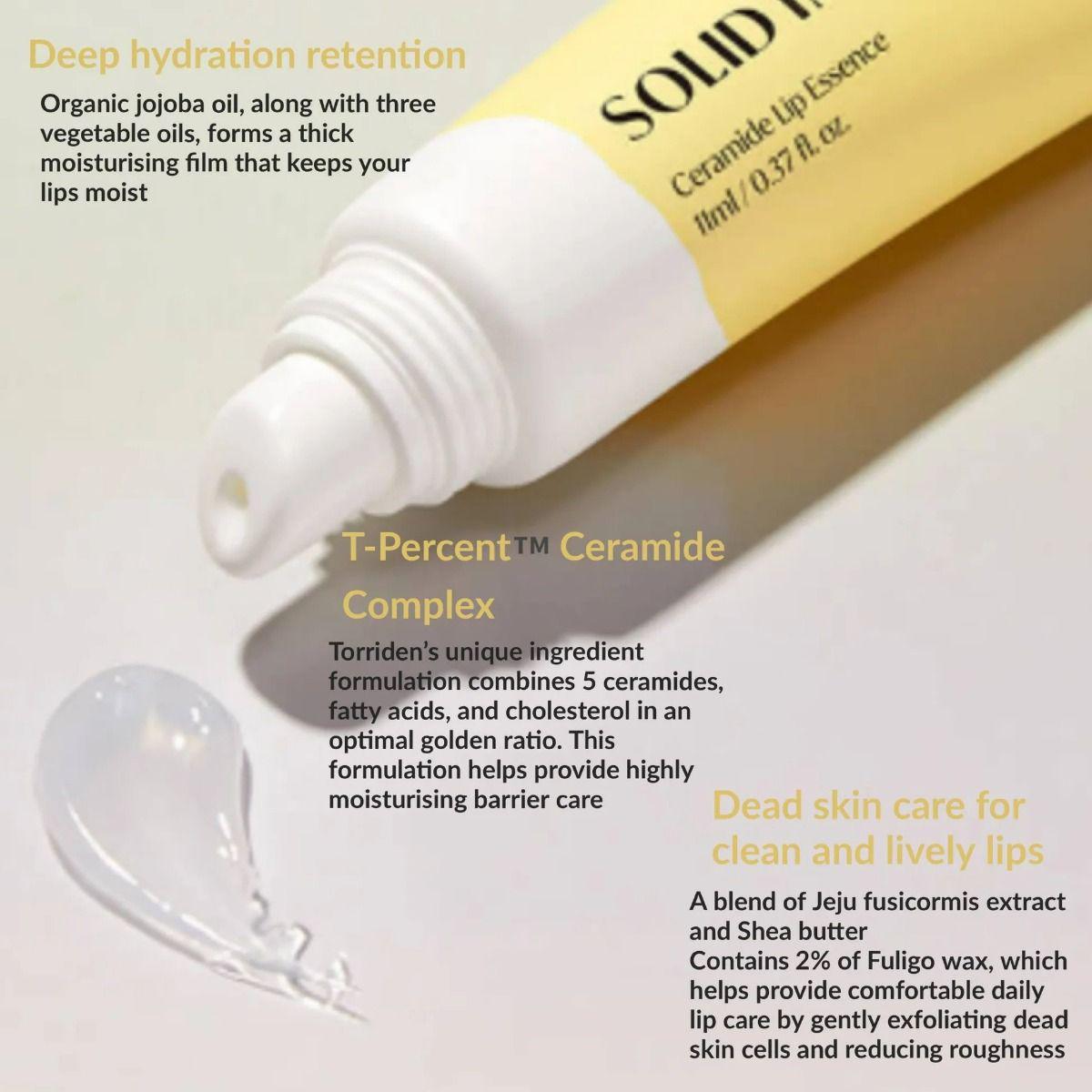 Torriden Solid In Ceramide Lip Essence 桃瑞丹滋润保湿滋润护唇膏 11mL