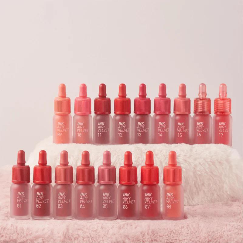 Peripera Ink Airy Velvet 菲丽菲拉丝绒哑光小奶瓶唇釉 4g