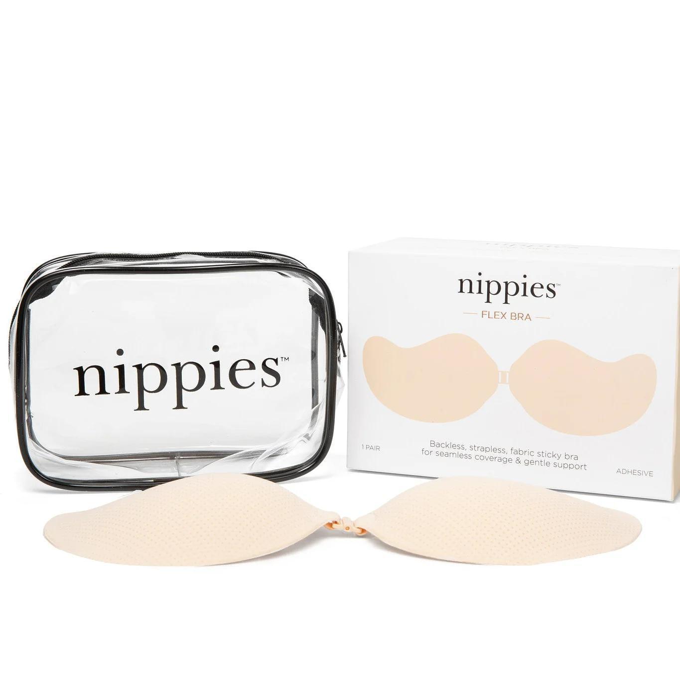 Nippies Flex Bra Adhesive Strapless Bra 女士粘贴式无肩带文胸