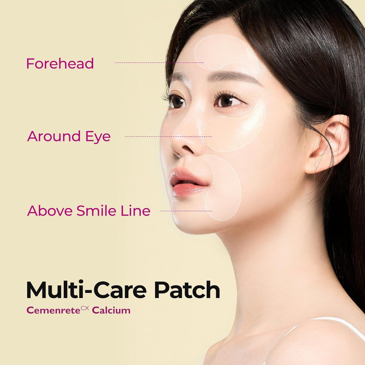 Dr.Melaxin Cemenrete Calcium Volume Eye Patch 活性钙离子淡化黑眼圈细纹眼膜 60ea