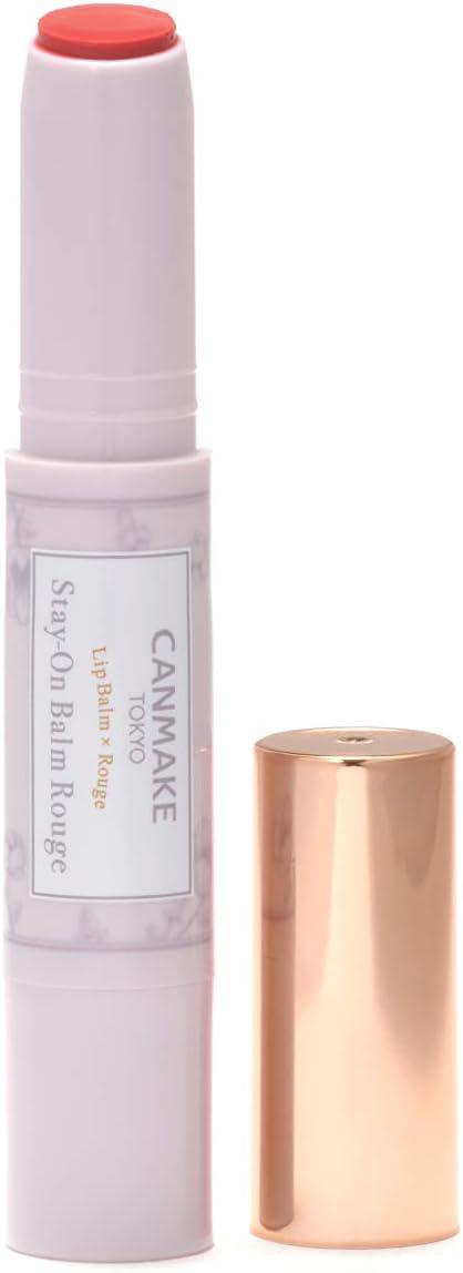 CANMAKE Stay-On Balm Rouge 03 (NEW) 井田高保湿防晒唇膏口红03号自然红色(新)SPF15+ 2.7g
