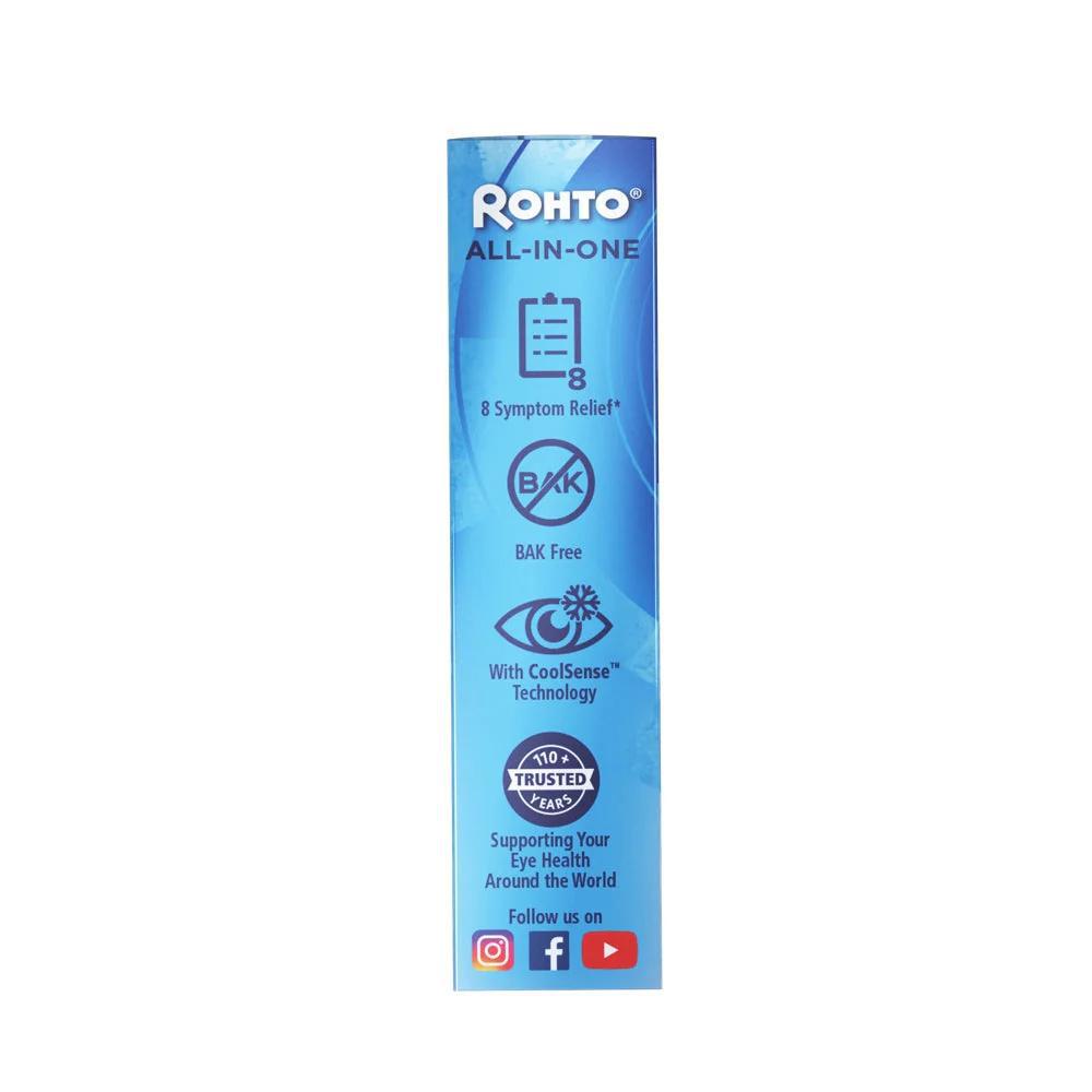 Rohto Mentholatum Cooling Eye Drops All-In-One 乐敦曼秀雷敦多效合一眼药水 13mL
