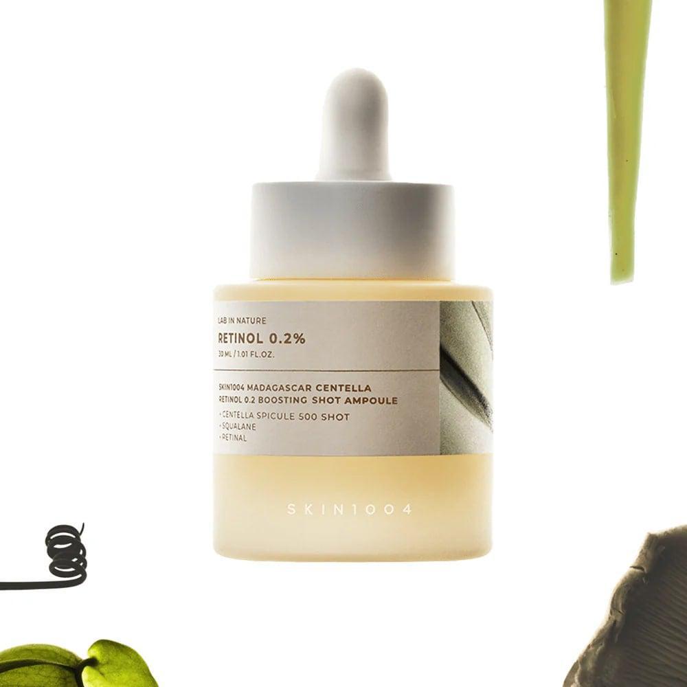 SKIN1004 Madagascar Centella Retinol 0.2 Boosting Shot Ampoule 理肤天使马达加斯加积雪草视黄醇0.2强效保湿精华 30mL