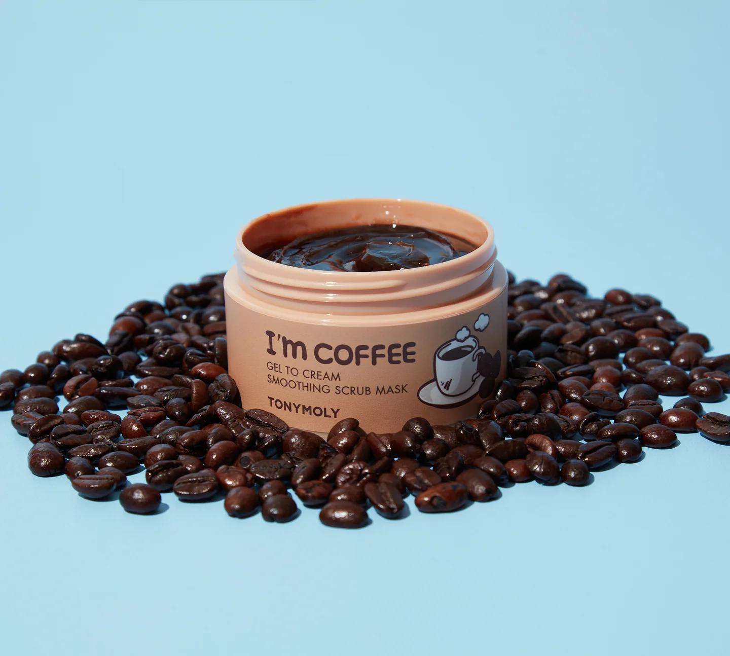 TONYMOLY I'm Coffee Gel To Cream Smoothing Scrub Mask 魔法森林咖啡凝胶磨砂面膜 100mL