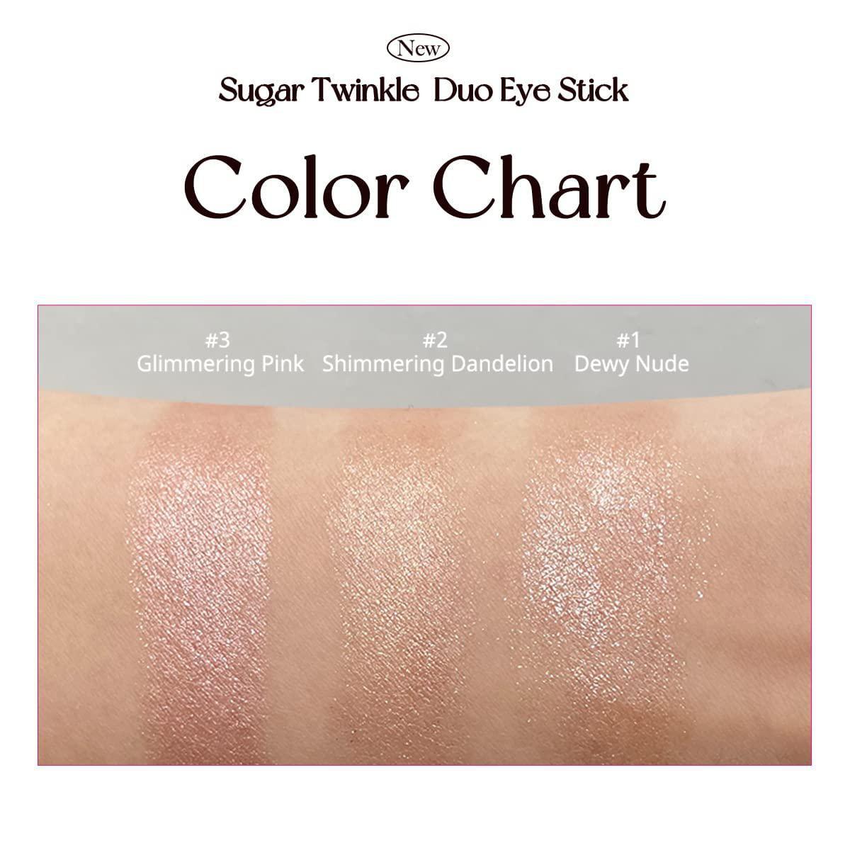 Peripera Sugar Twinkle Duo Eye Stick 菲丽菲拉双头卧蚕眼影笔 0.78g