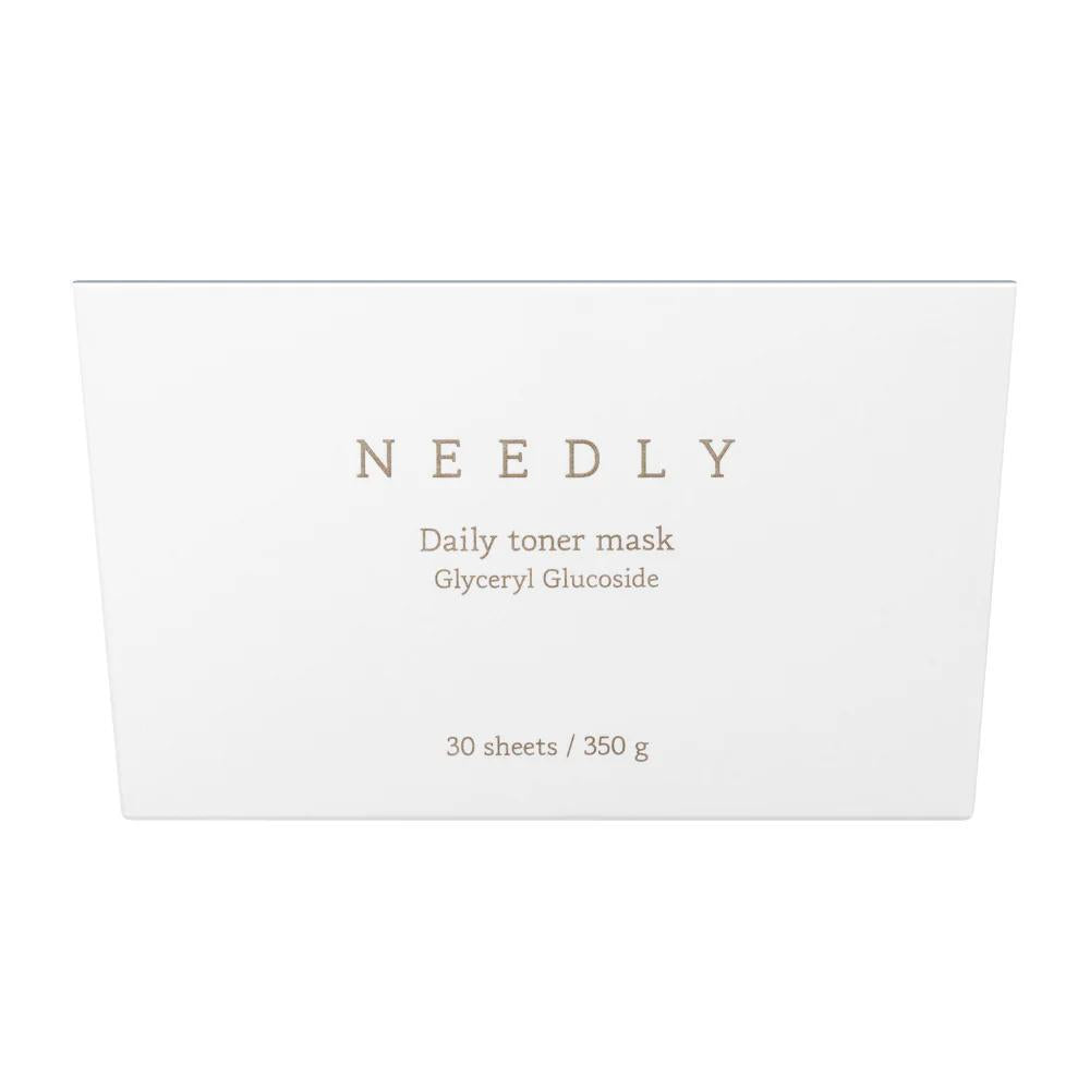 Needly Daily Toner Mask 妮德丽湿敷棉片弱酸温和补水面膜 30sheets