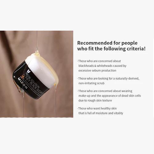 MIZON Honey Black Sugar Scrub 谜之芬蜂蜜黑糖磨砂膏 90mL