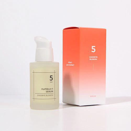 Numbuzin No.5 Goodbye Blemish Serum 瑕疵拜拜维C精华祛斑祛痘温和护理水润清爽 50ml