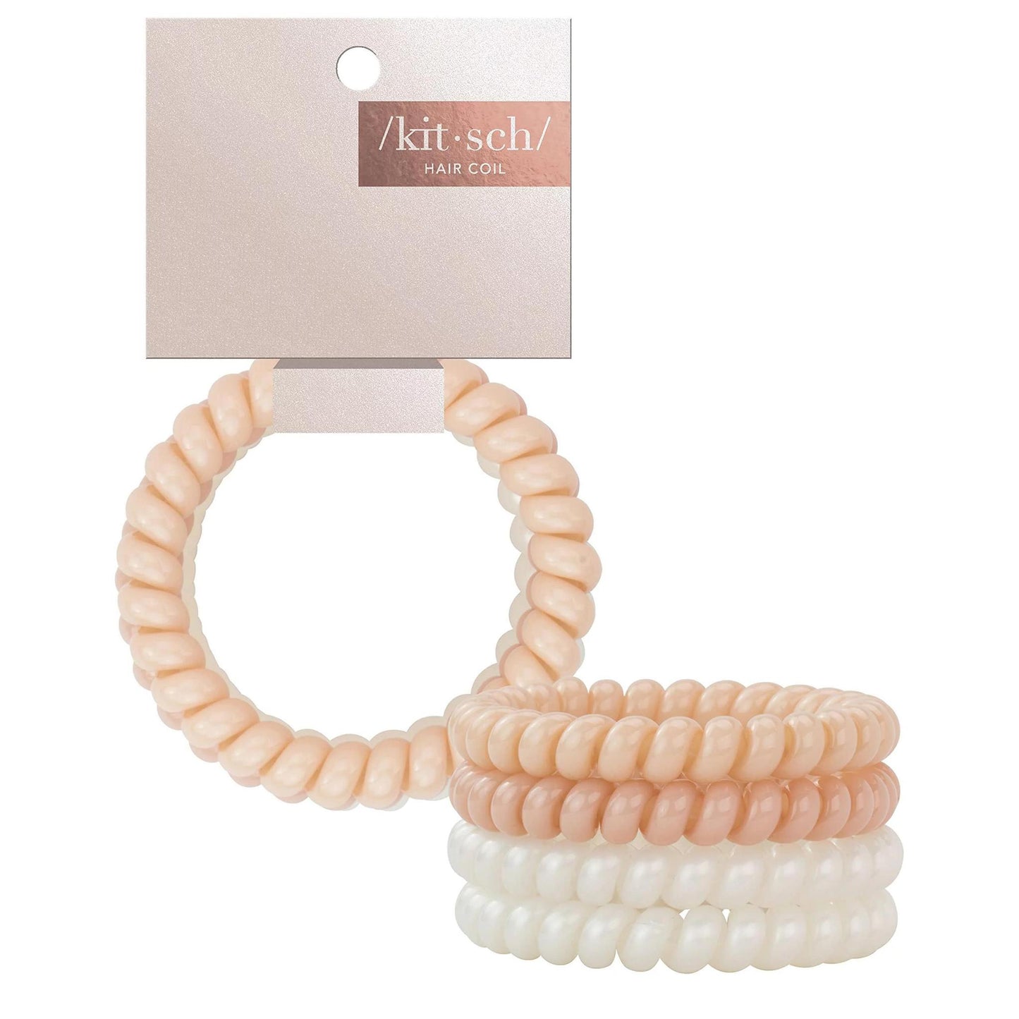 Kitsch Slick Large Spiral Hair Ties 大号电话线发圈