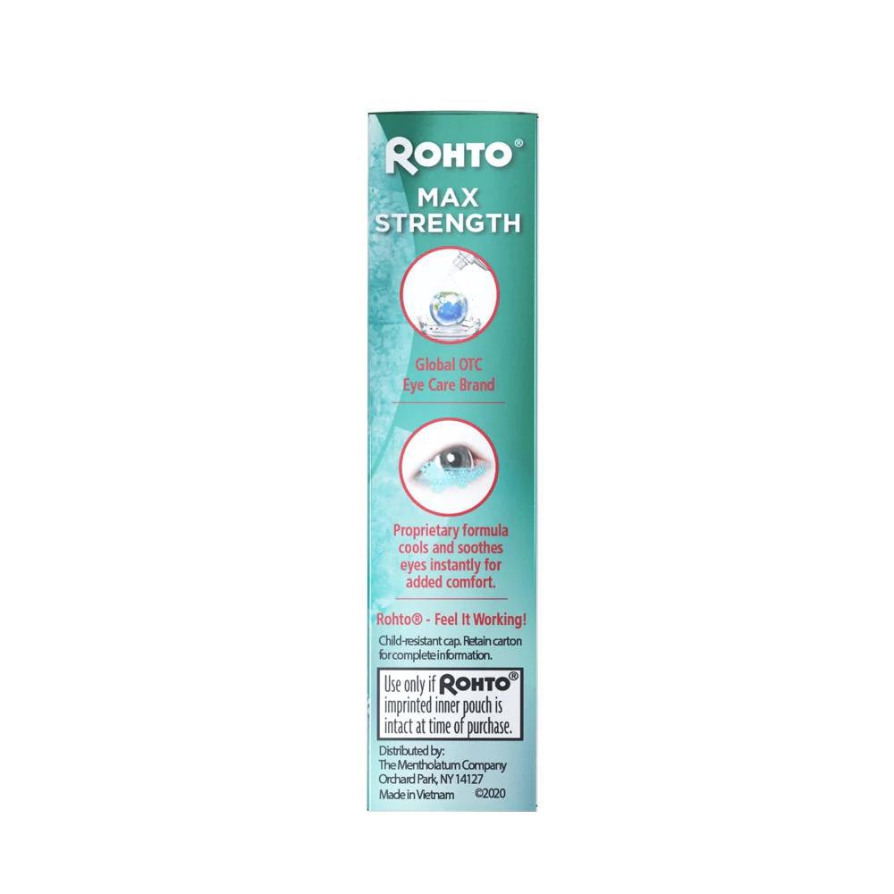 Rohto Mentholatum Max Strength Redness Relief Eye Drops 乐敦曼秀雷敦强效抗红眼药水 13mL