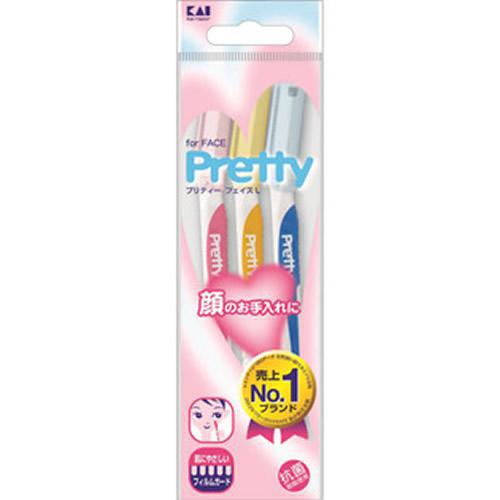 KAI Razor Pretty Razor Face 贝印修眉刀 L 3pcs