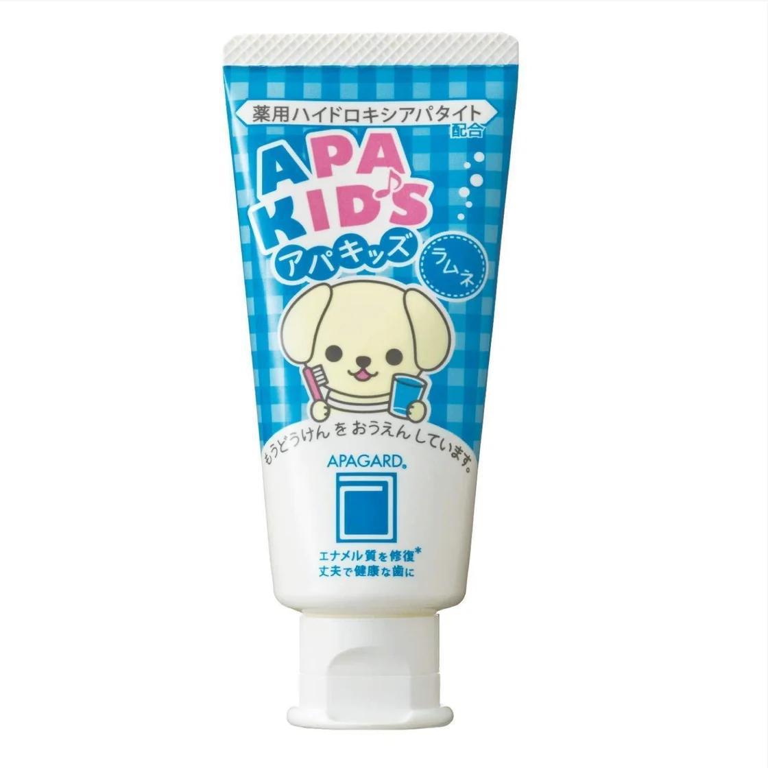 APAGARD Apa-Kids Toothpaste 日本APAGARD儿童防蛀低泡牙膏 60g