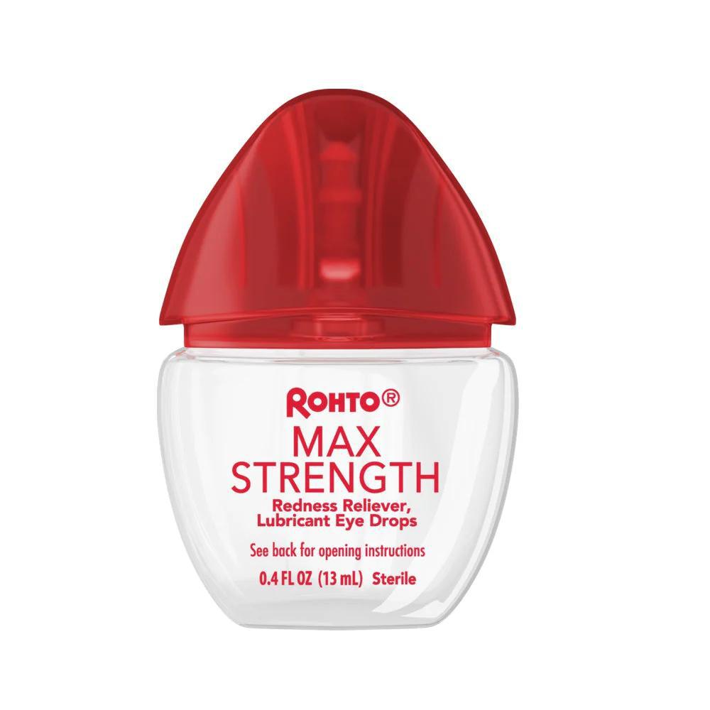 Rohto Mentholatum Max Strength Redness Relief Eye Drops 乐敦曼秀雷敦强效抗红眼药水 13mL