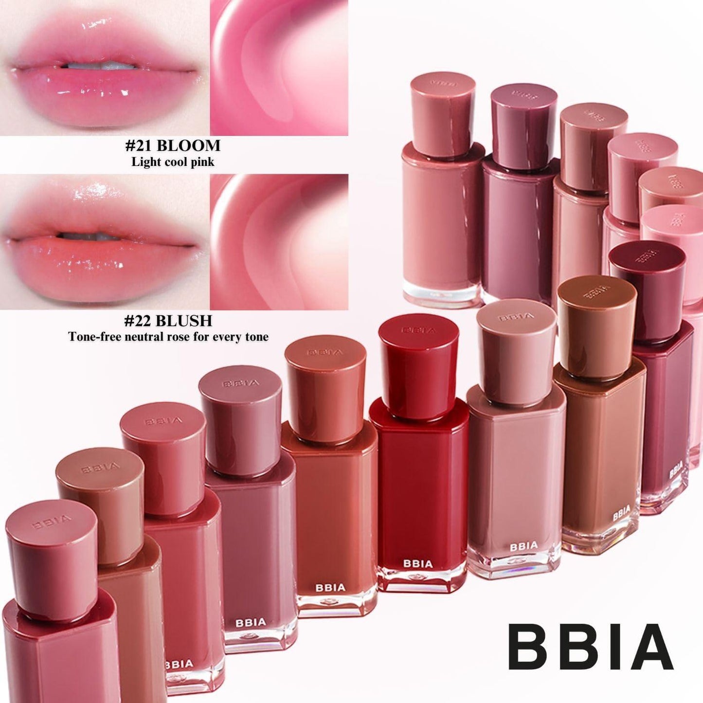 BBIA Glow Lip Tint 韩国BBIA镜面水光保湿唇釉 3.2g