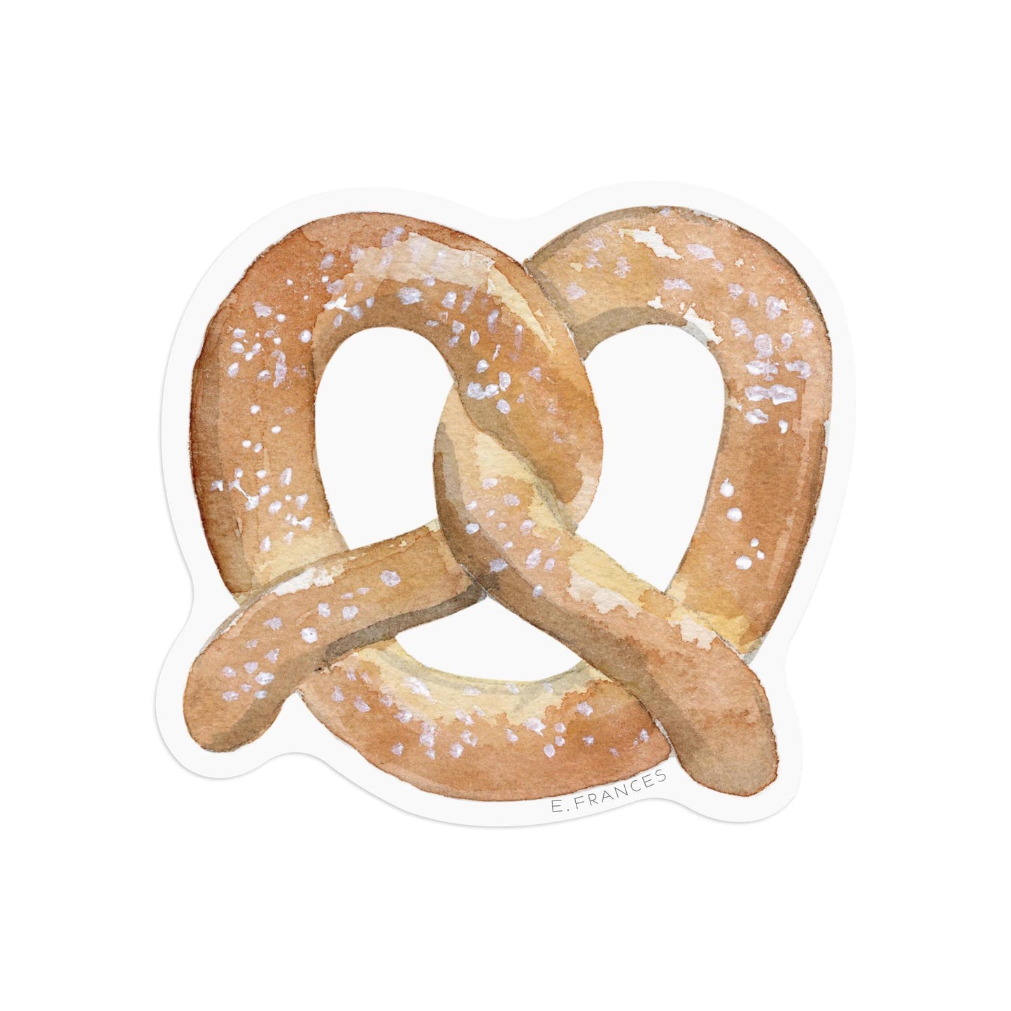 E. Frances Paper Sticker 水彩风格卡通贴纸