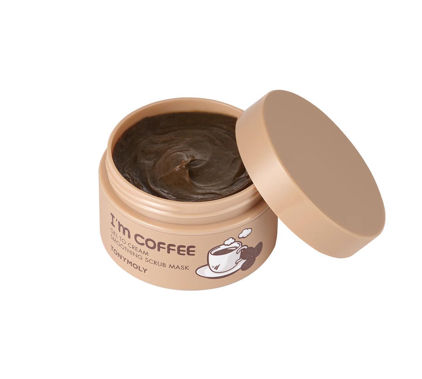 TONYMOLY I'm Coffee Gel To Cream Smoothing Scrub Mask 魔法森林咖啡凝胶磨砂面膜 100mL