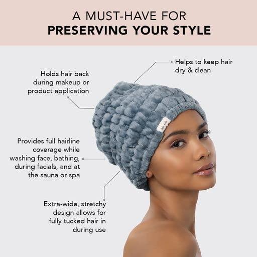 Kitsch Spa Hair Band Extra Wide Makeup and Skin Care Headband 超柔软化妆和护肤发带