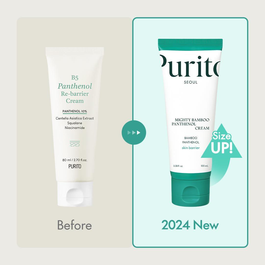 Purito SEOUL Mighty Bamboo Panthenol Cream 泛醇舒缓保湿强效面霜 100mL