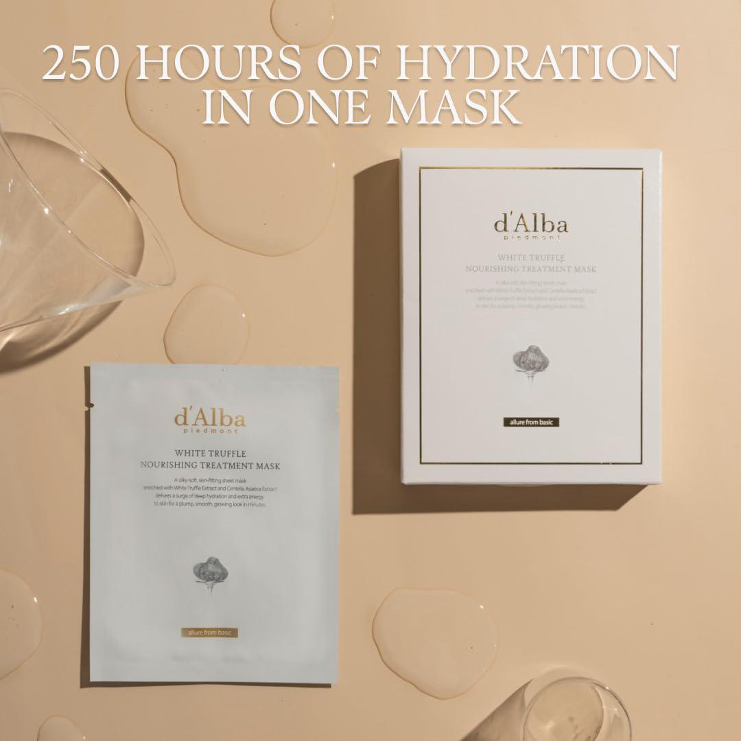 D'Alba White Truffle Nourishing Treatment Mask 黛尔珀白松露滋养护理面膜 5ea