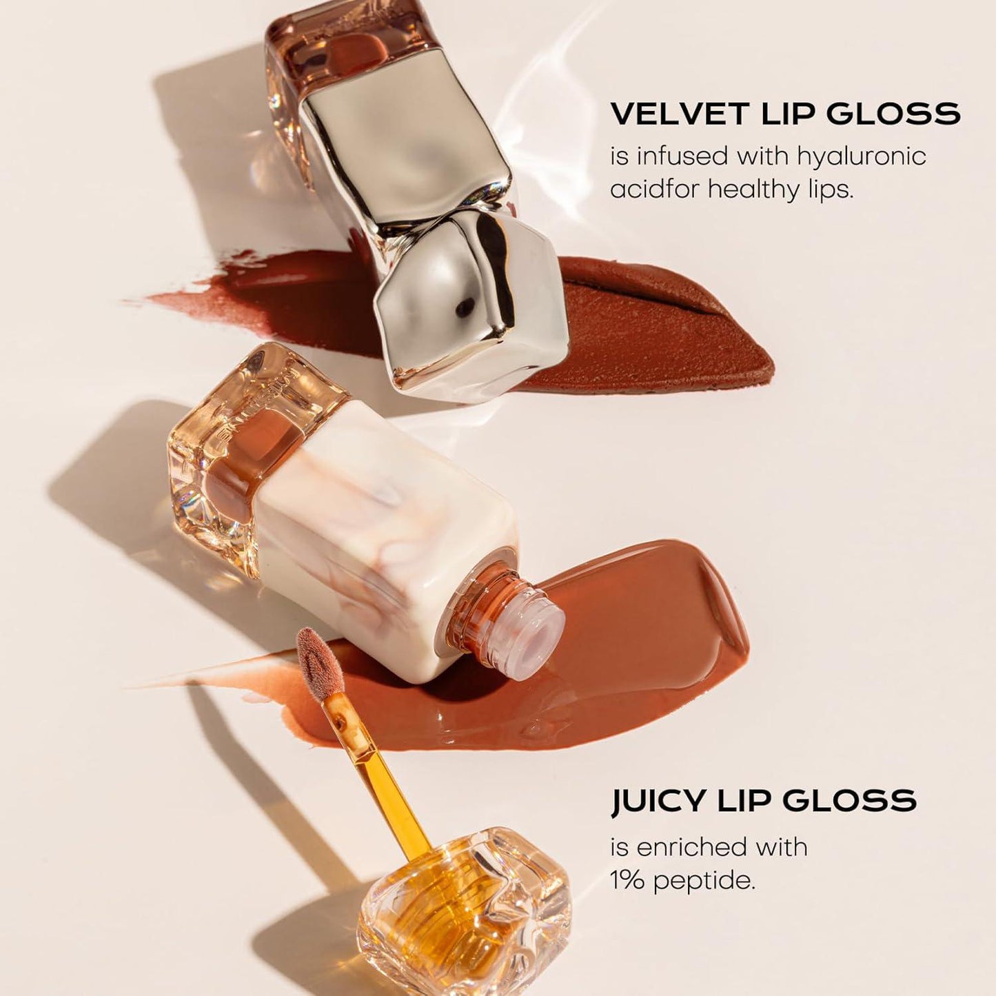 Mistine Latte Velvet Lip Cream / Juicy Lip Glaze 蜜丝婷奶咖唇釉镜面水光唇釉