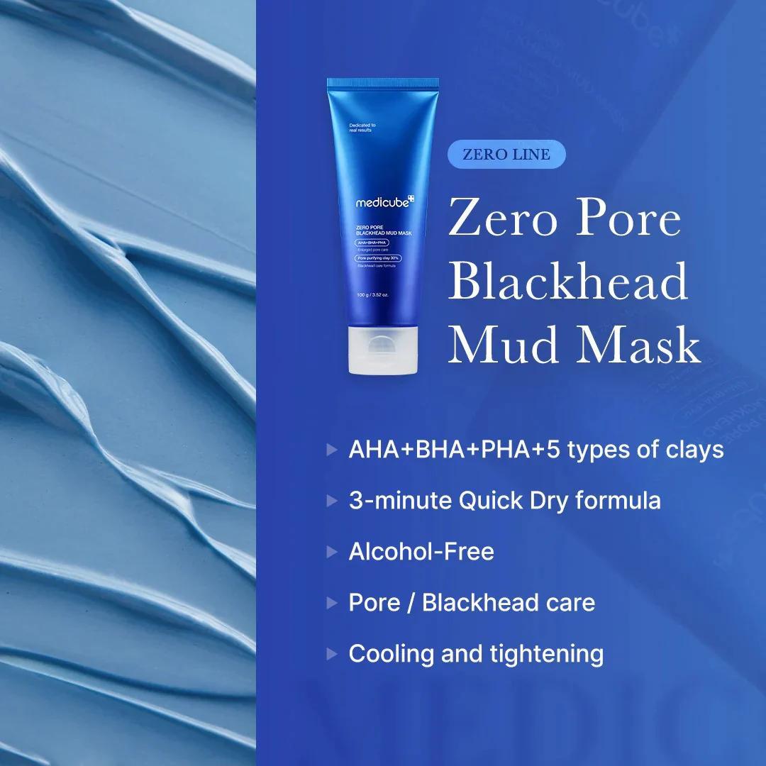 Medicube Zero Pore Blackhead Mud Mask 美蒂秋芙0毛孔黑头泥膜 100g