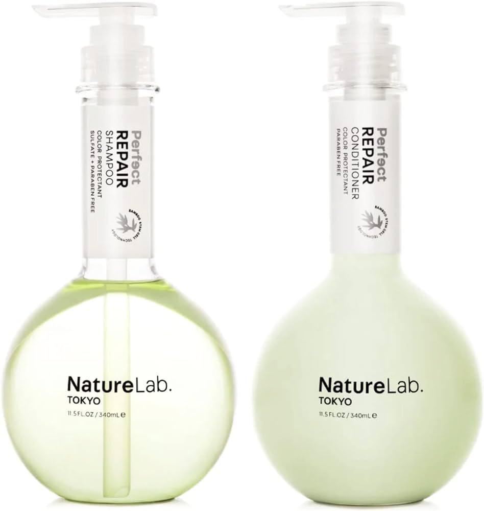 NatureLab Tokyo Perfect Repair Shampoo & Conditioner 头皮护理完美修复洗发水和护发素组合 340mL