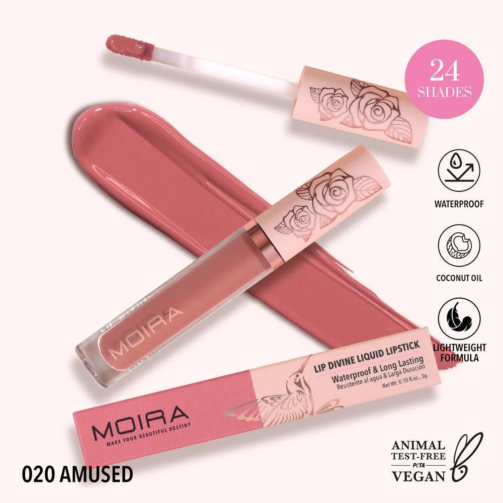 MOIRA Lip Divine Liquid Lipstick 滋润丝滑液体唇釉