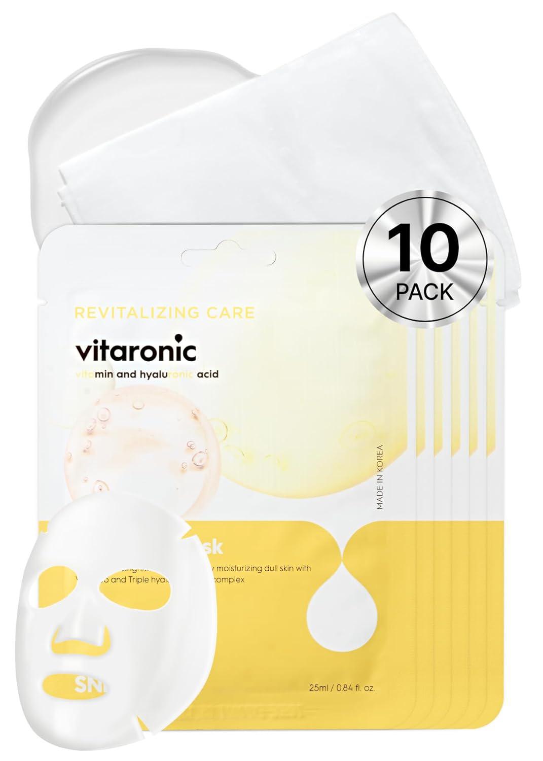 SNP Prep Vitaronic Ampoule Mask 韩国SNP安瓿精华面膜 10pcs