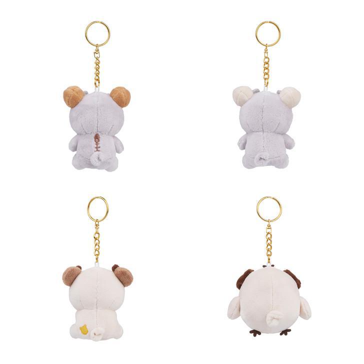 San-X Rilakkuma Original Pug Series Blind Box Keychains 轻松熊原创哈巴狗系列钥匙扣