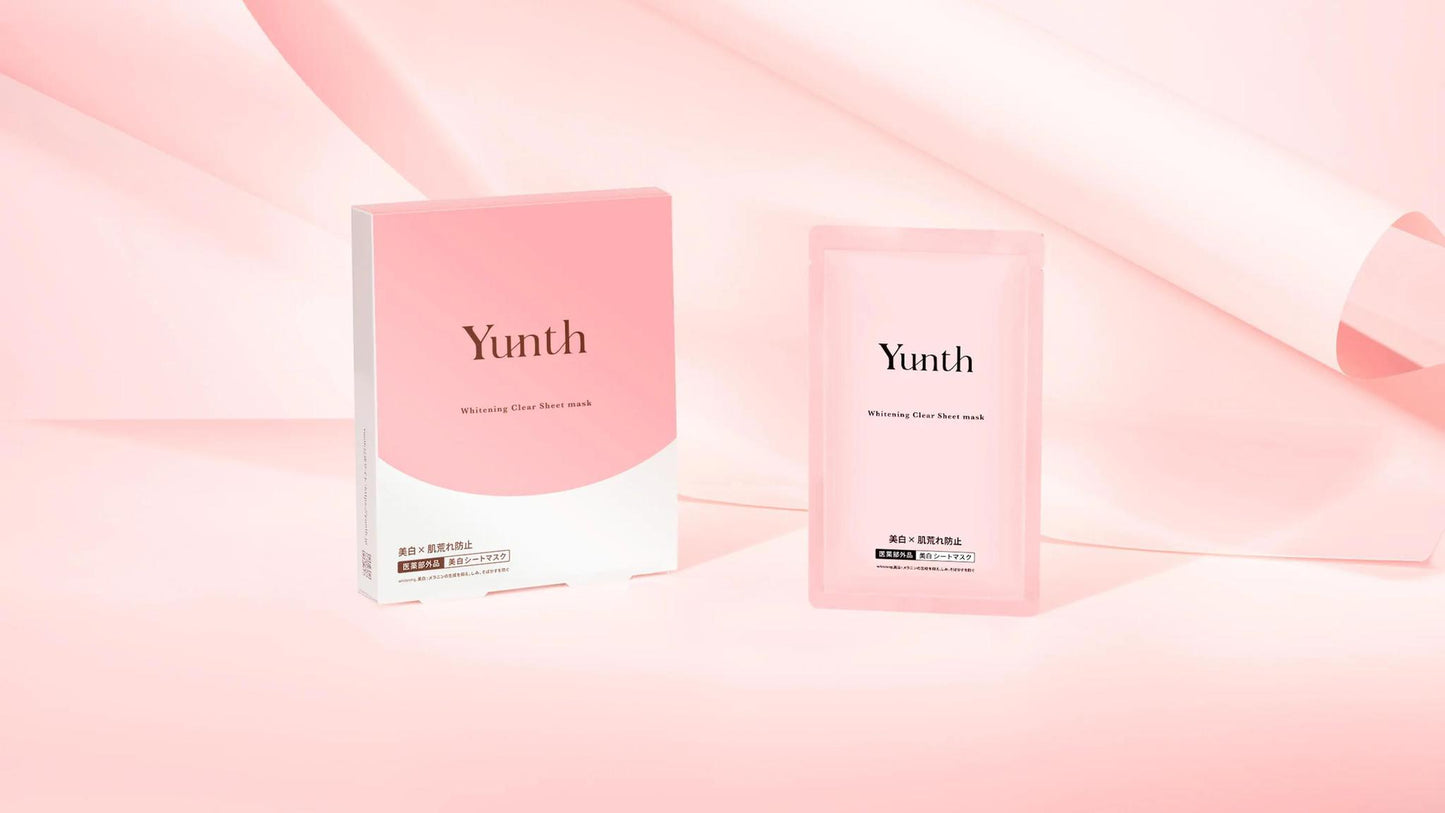 Yunth Yunsu Whitening Sheet Mask 亮白透明保湿面膜 22mL x 6sheets