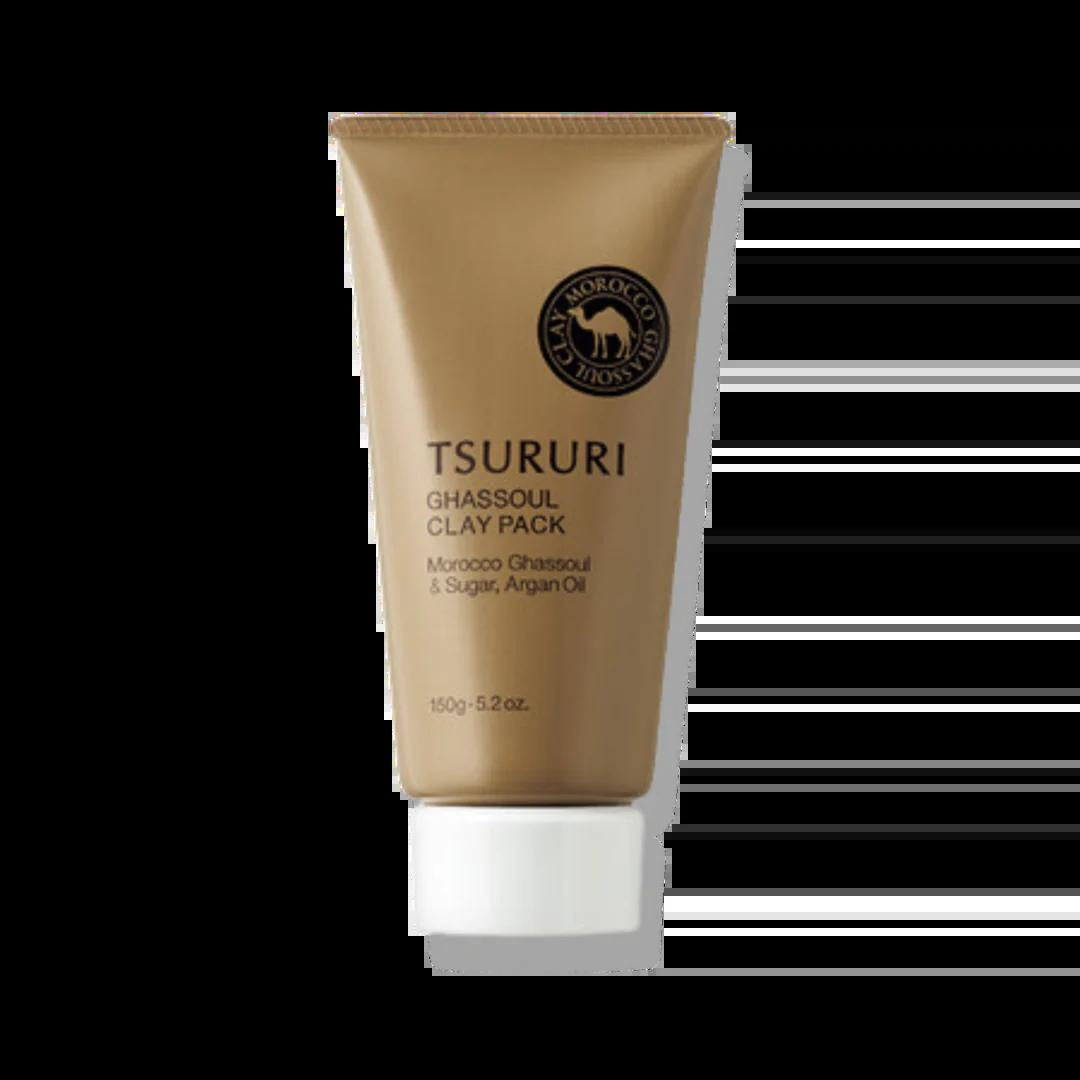 BCL Tsururi Ghassoul Facial Pack 碧芯珞日本矿物泥黑糖磨砂去黑头面膜 150g