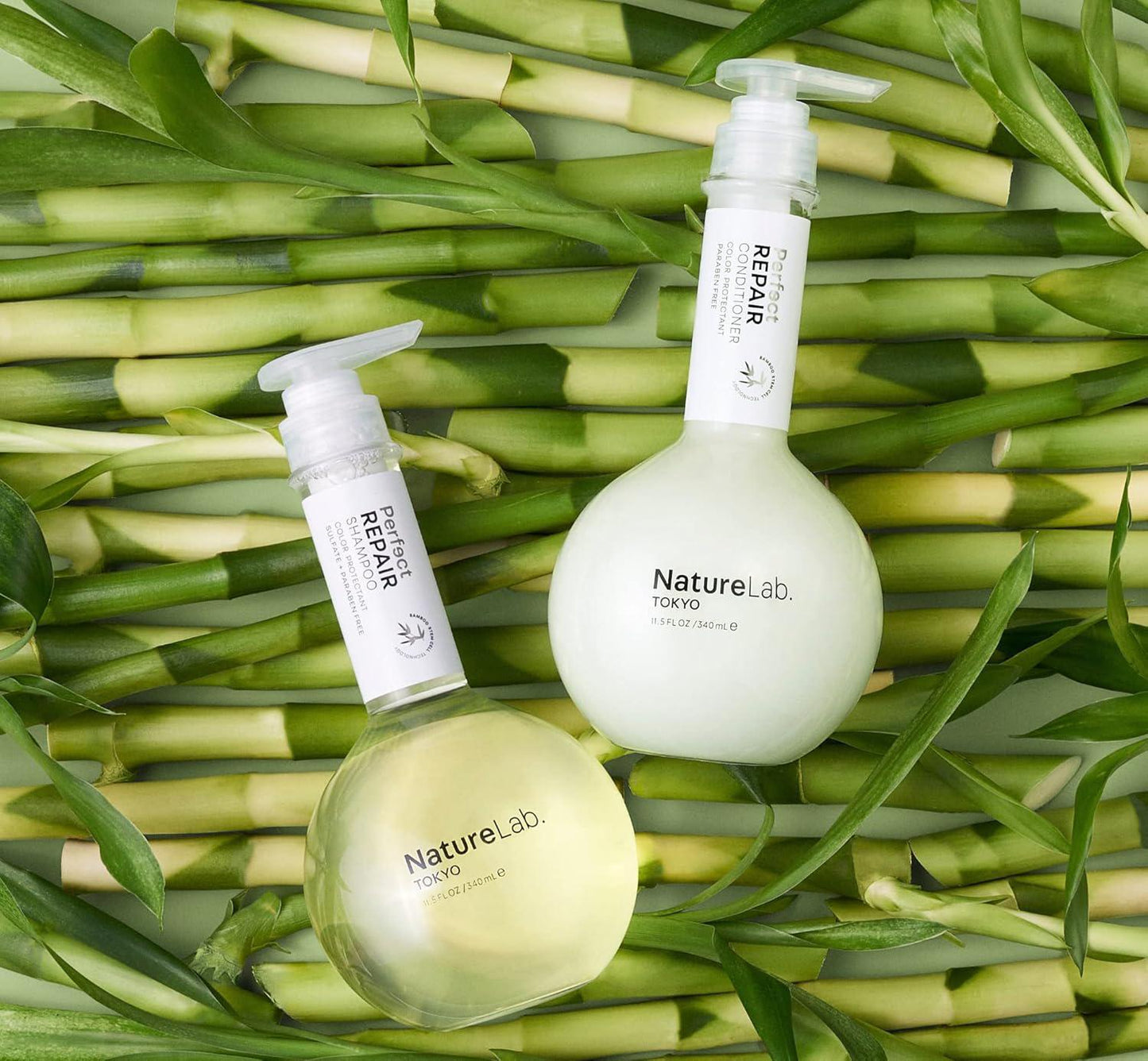NatureLab Tokyo Perfect Repair Shampoo & Conditioner 头皮护理完美修复洗发水和护发素组合 340mL