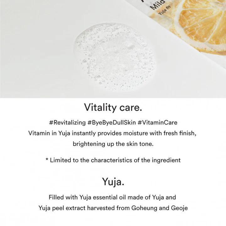 Abib Mild Acidic PH Sheet Mask- Yuja Fit 阿彼芙弱酸性柚子提亮滋润面膜