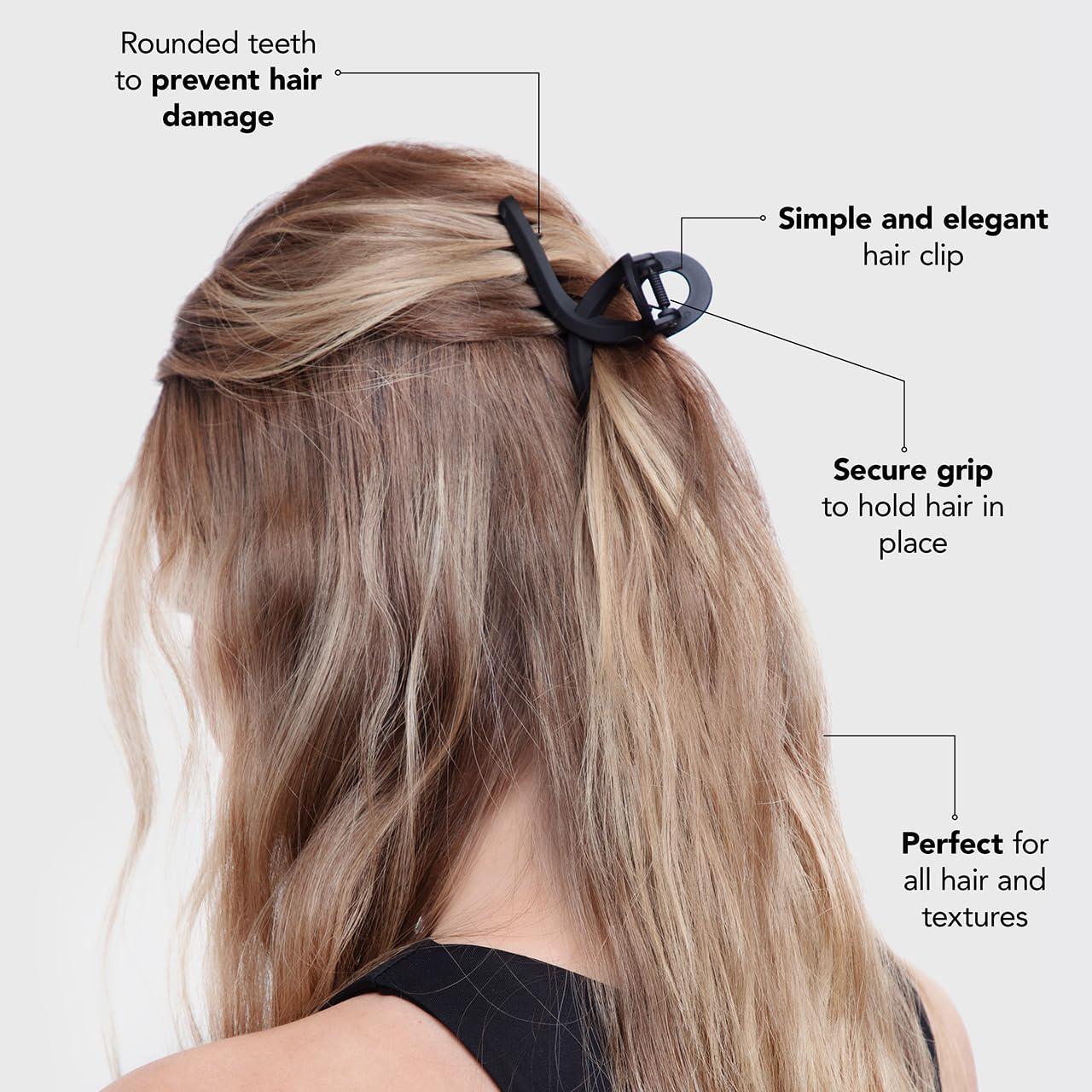 Kitsch Recycled Plastic Large Loop Claw Clips 环形发爪夹