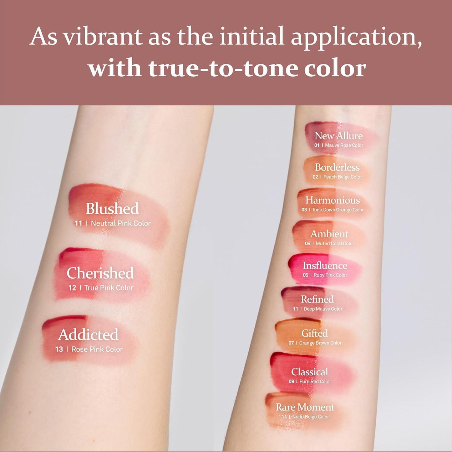 Hince Mood Enhancer Water Liquid Glow 蕙思不粘防水唇彩持久亮泽唇釉 4mL