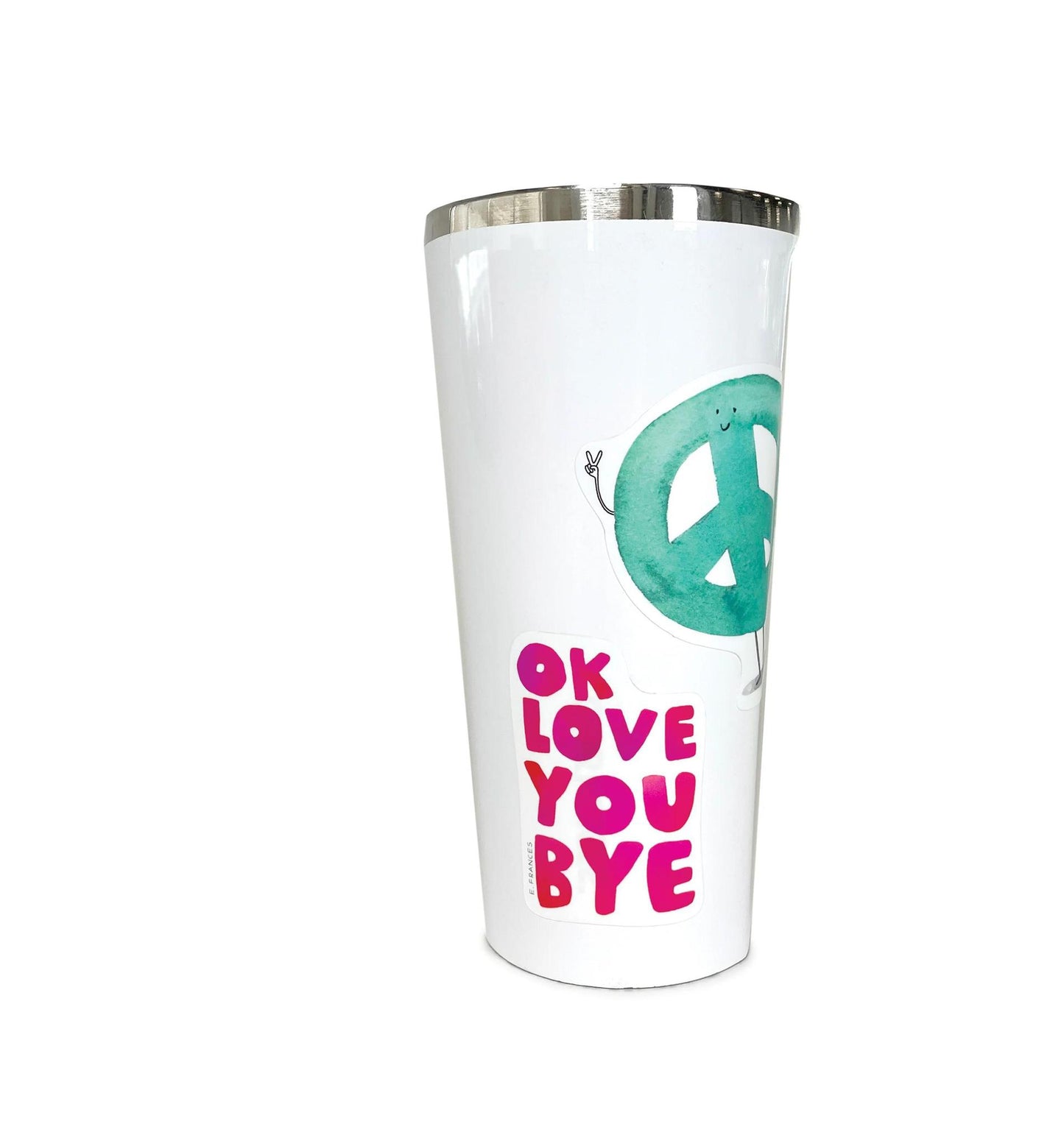 E. Frances Paper Sticker 水彩风格卡通贴纸