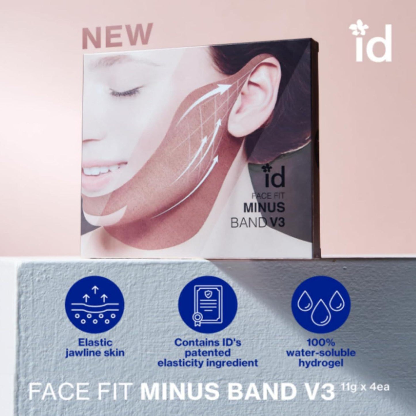 Id PLACOSMETICS Id Face Fit Minus Band V3 Set 韩国Id PLACOSMETICS水凝胶下颌线紧致提拉绷带面膜