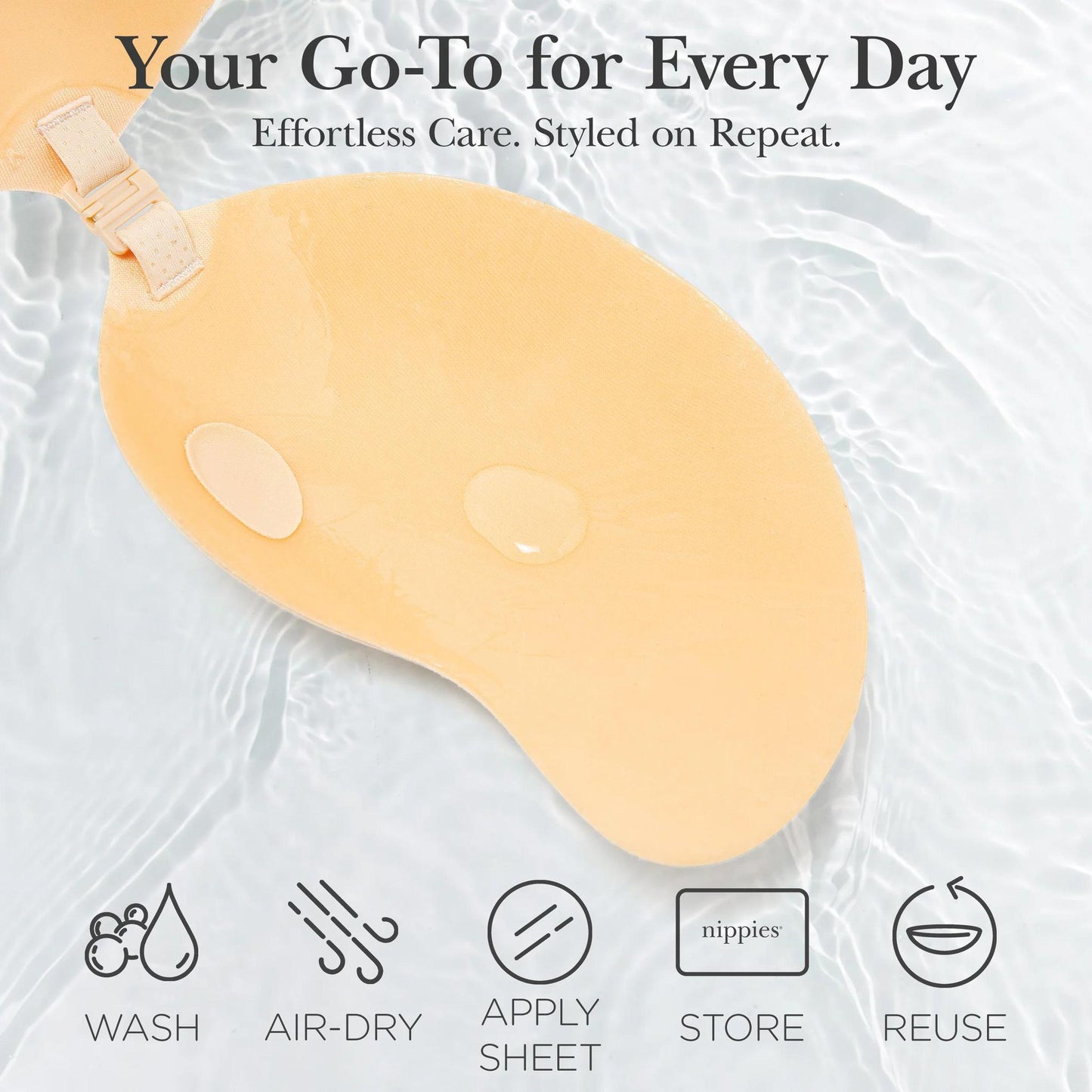 Nippies Flex Bra Adhesive Strapless Bra 女士粘贴式无肩带文胸